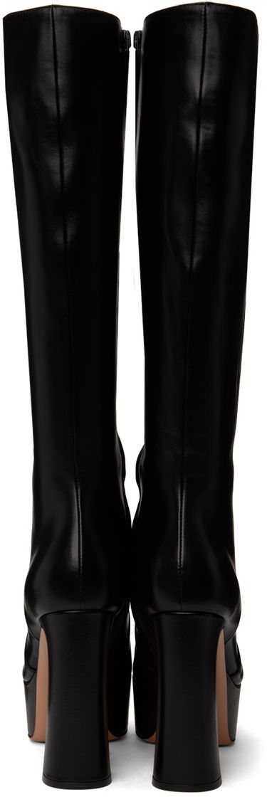 Tøj Gianvito Rossi Gianvito Rossi Platform Boots Sort | G80267.70RIC.NAP, 1