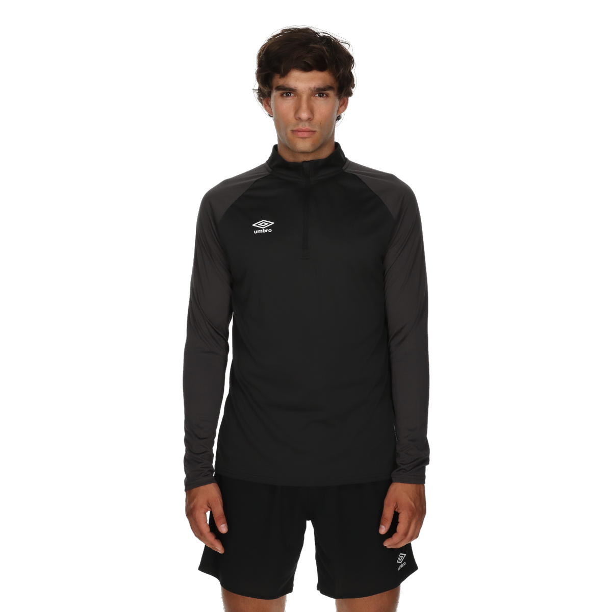 T-shirt Umbro Long-Sleeve Quarter-Zip Training Top Sort | UMA243M850-01, 0