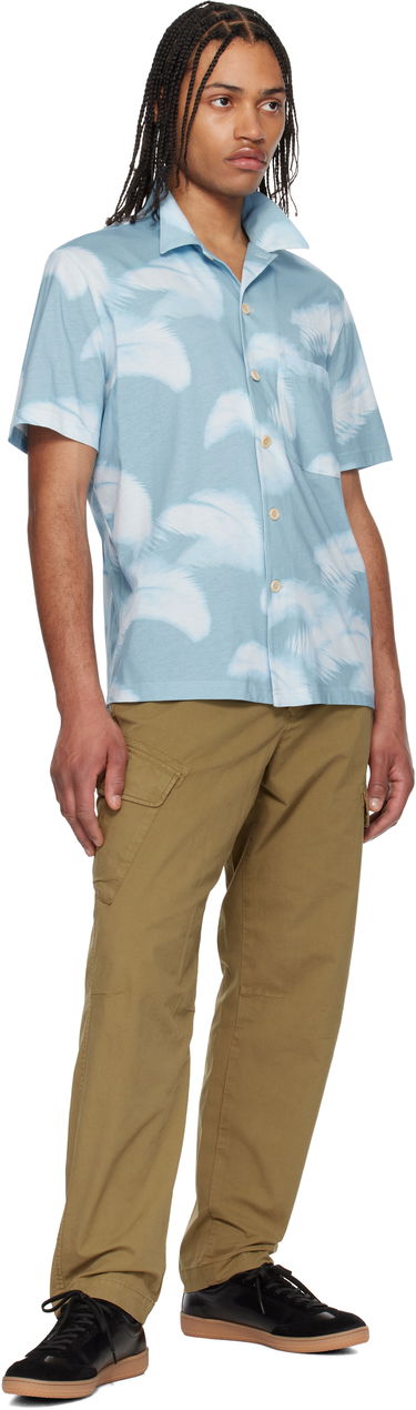 Skjorte Paul Smith PS Paul Smith Casual Short Sleeve Shirt Blå | M2R-236X-P22324-40, 3