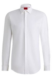 Slim-Fit Cotton Blend Shirt