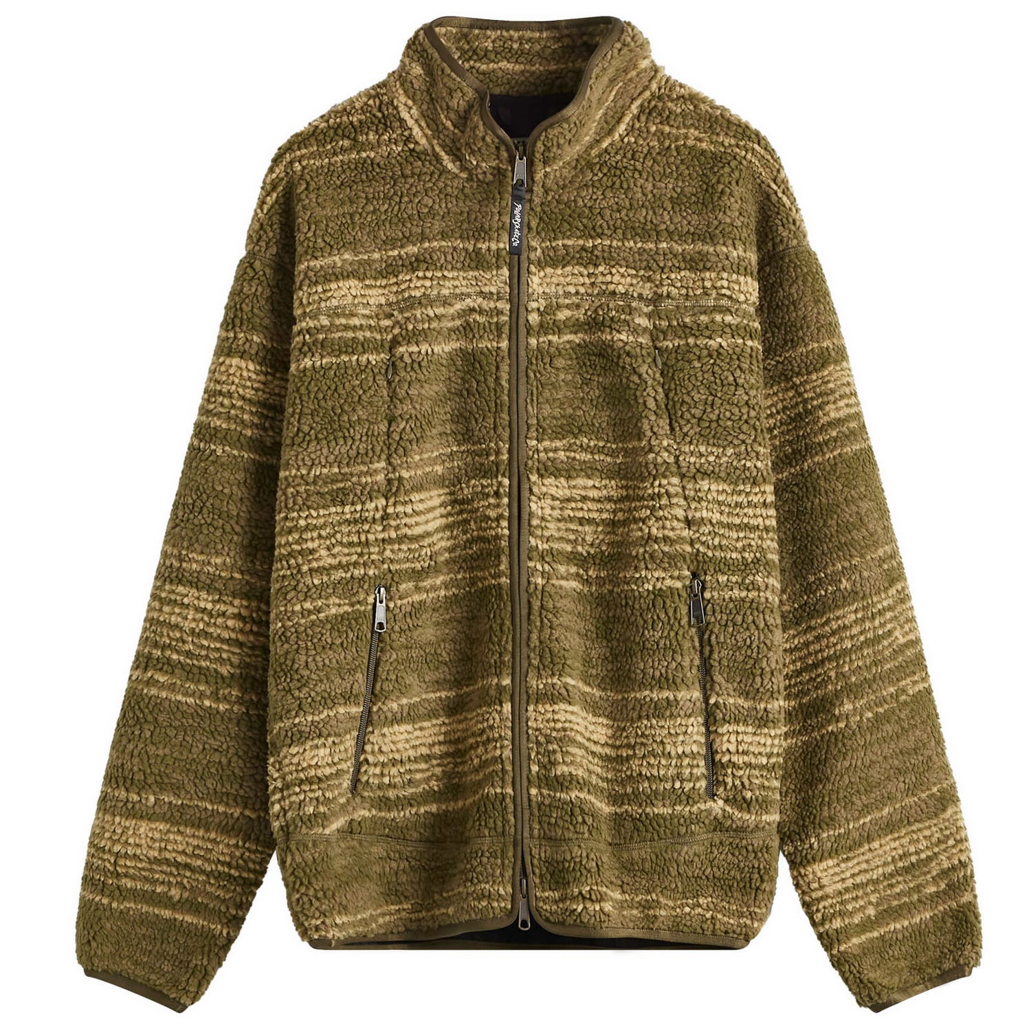 Sweatshirt Polar Skate Co. Fleece Jacket With Zip Closure Grøn | PSC-W24-3, 0