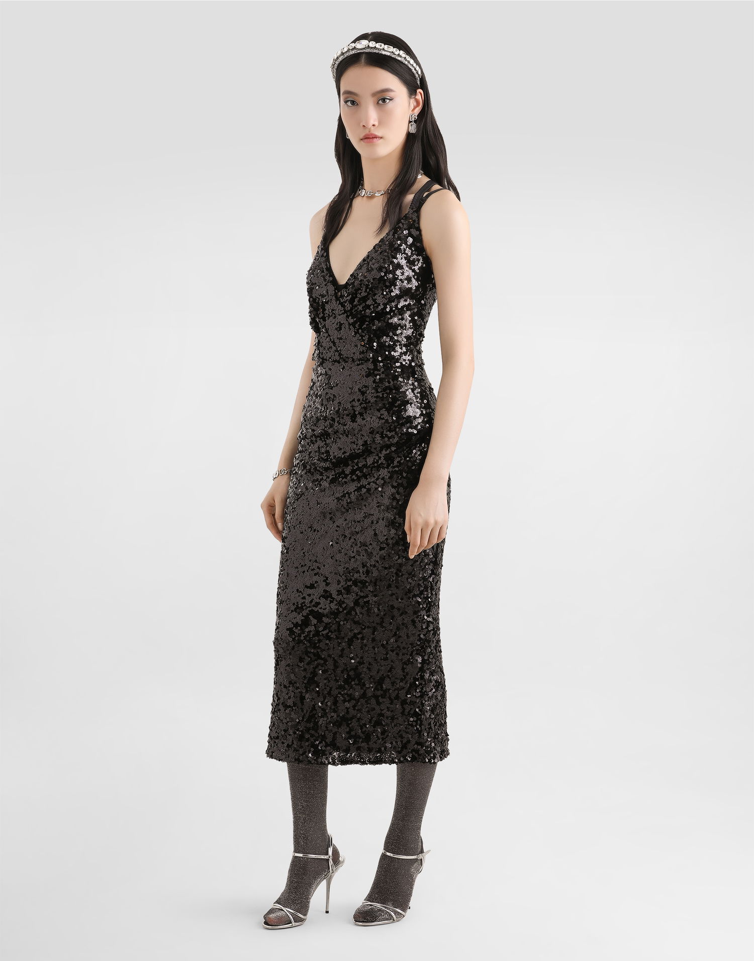 Kjole Dolce & Gabbana Sequined Dress Collection Sort | F6H7MTHLMZMN0000, 1