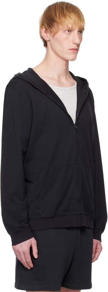 Sweatshirt SKIMS Jersey Lounge Zip-Up Hoodie Grå | TP-ZUP-5417M, 4