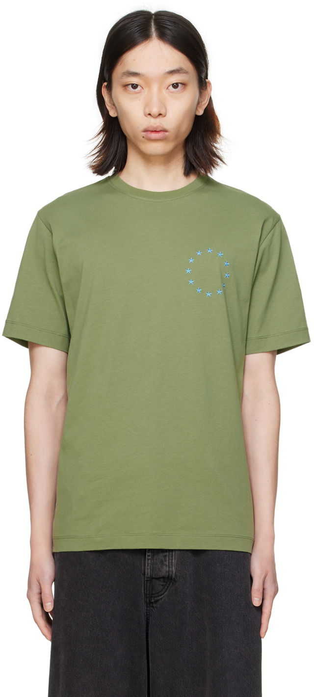 T-shirt Études Wonder Europa Graphic T-Shirt Grøn | E24MM106A00733