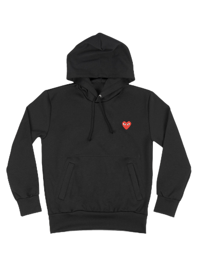 Sweatshirt Comme des Garçons Play Hoodie Sort | AZ T174 051 1