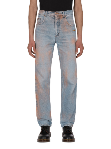 Jeans PHIPPS Spray Painted Vintage Denim Pants Blå | GLP00046 BLUEORANGE