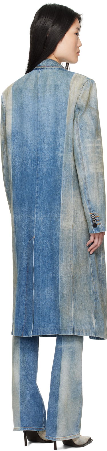 Trenchcoat Diesel Denim Blazer Coat Blå | A16830 09L04, 2