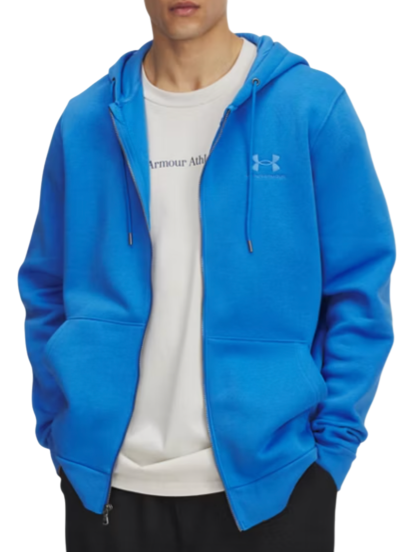 Sweatshirt Under Armour Under Armour Icon Fleece Full-Zip Hoodie Blå | 1373881-402