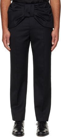 Simone Rocha Bow Waist Straight Leg Trousers