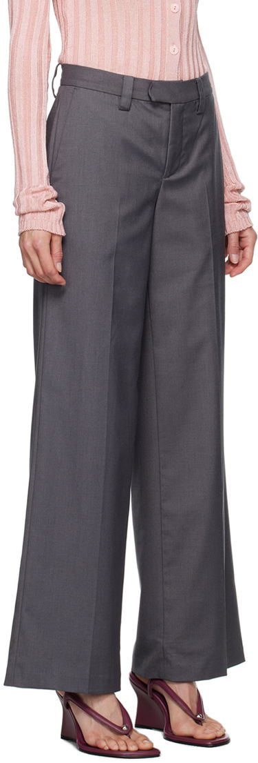 Bukser GUIZIO Guizio Athalia Wide-Leg Trousers Grå | P24205W103, 1