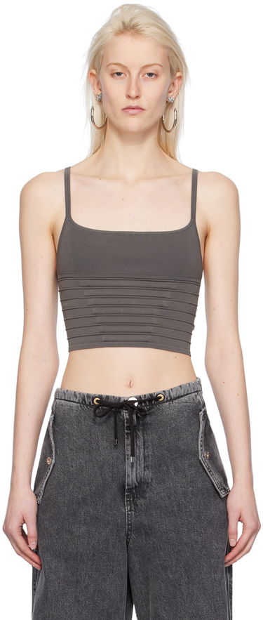 Tanktop Dion Lee Dion Lee Ventral Compact Tank Top Grå | A7773PS24, 0