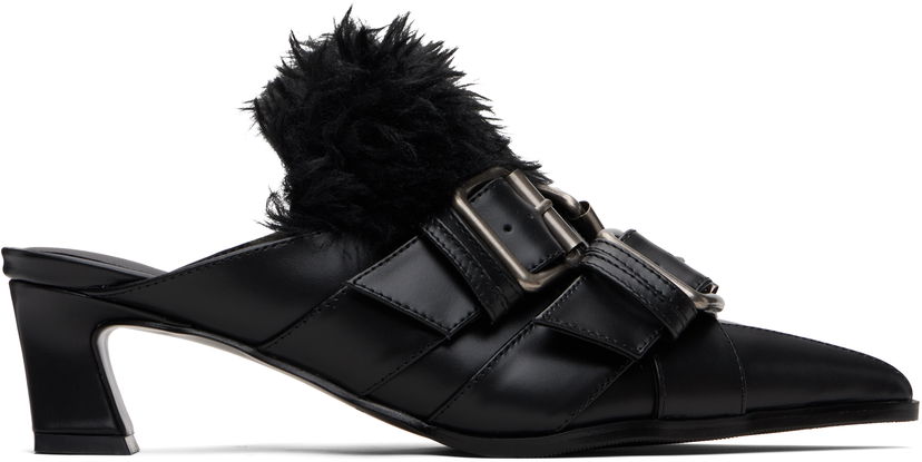 Tilbehør Andersson Bell Andersson Bell Layered Strap Mule Heels Sort | aaa485w
