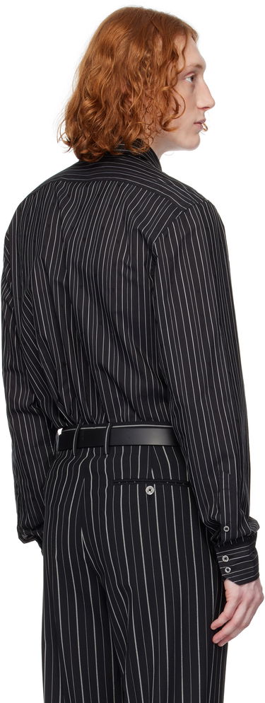 Skjorte Vivienne Westwood Vivienne Westwood Pinstripe Button-Down Shirt Sort | 2401000J-W0126-, 2