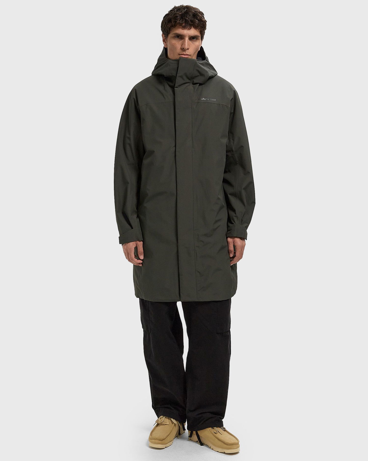 Parka Peak Performance Treeline Insulated Parka Grøn | G80564010, 1