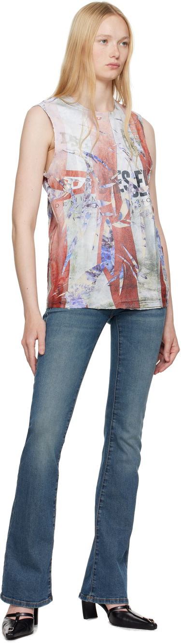Tanktop Diesel Diesel T-Per-Stripe Graphic Print Tank Top Flerfarvet | A18700 0SKBT, 3