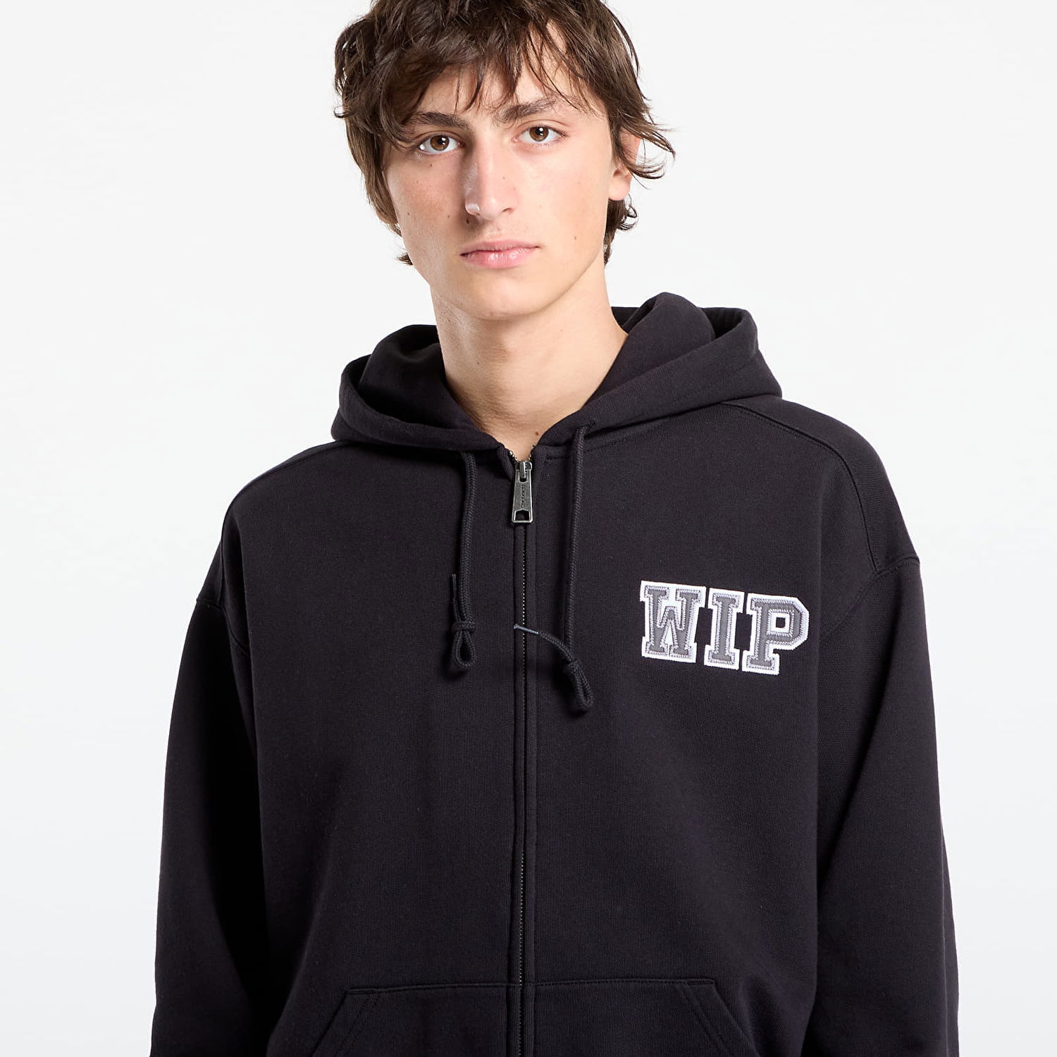 Jakke Carhartt WIP Carhartt WIP Hooded Mini Sweat Jacket Sort | I035619.8906, 1