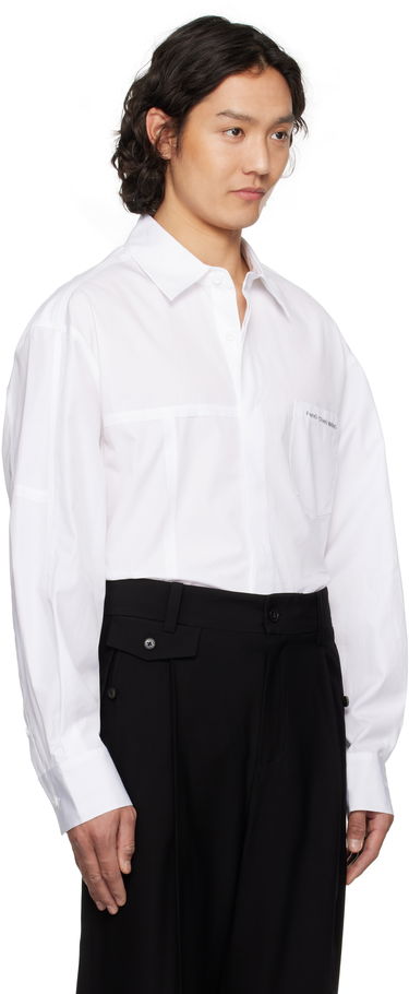 Skjorte Feng Chen Wang Feng Chen Wang Paneled Shirt Hvid | FUS19SR21, 1