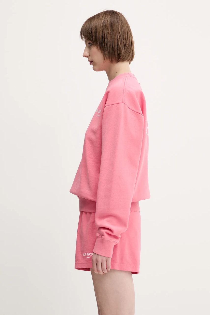 Sweatshirt Sporty & Rich Sporty & Rich Wimbledon Sweatshirt Lyserød | ST071612201P139, 1