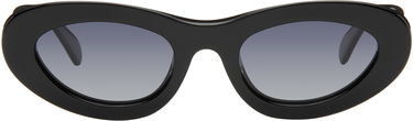Solbriller Anine Bing Roma Black Oversized Sunglasses Sort | A-12-10090-BLK1, 0