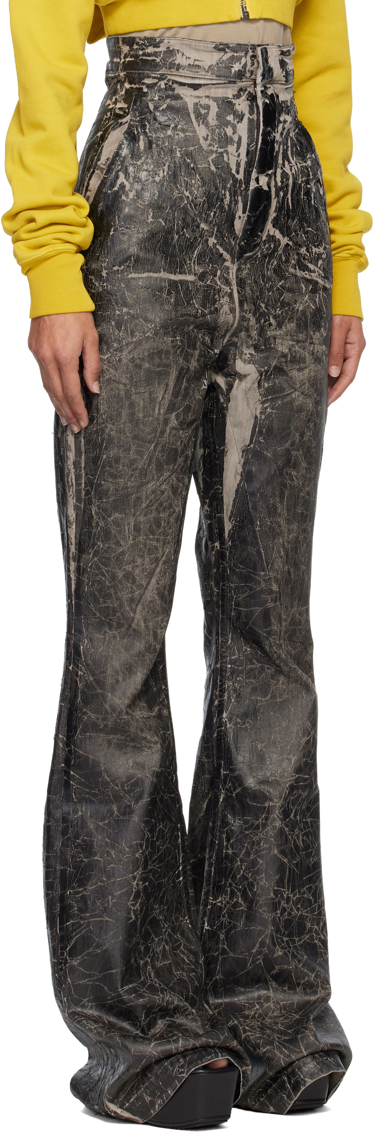Jeans Rick Owens DRKSHDW Concordians Dirt Bolan Jeans Sort | DS02E7312 SDWF, 1
