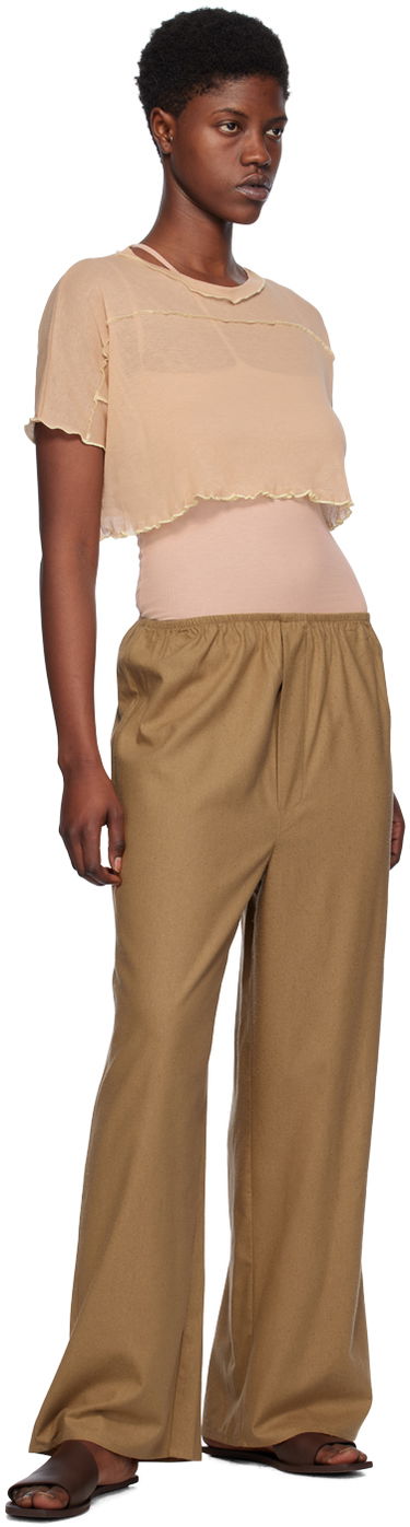 Crop top Baserange Crop T-Shirt Sun Beige | TOSC-CG-SP24, 3