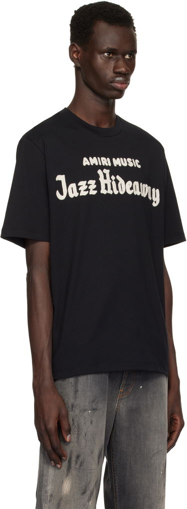 T-shirt AMIRI Amiri Music Jazz Hideaway T-Shirt Sort | AMJYTE1172, 1