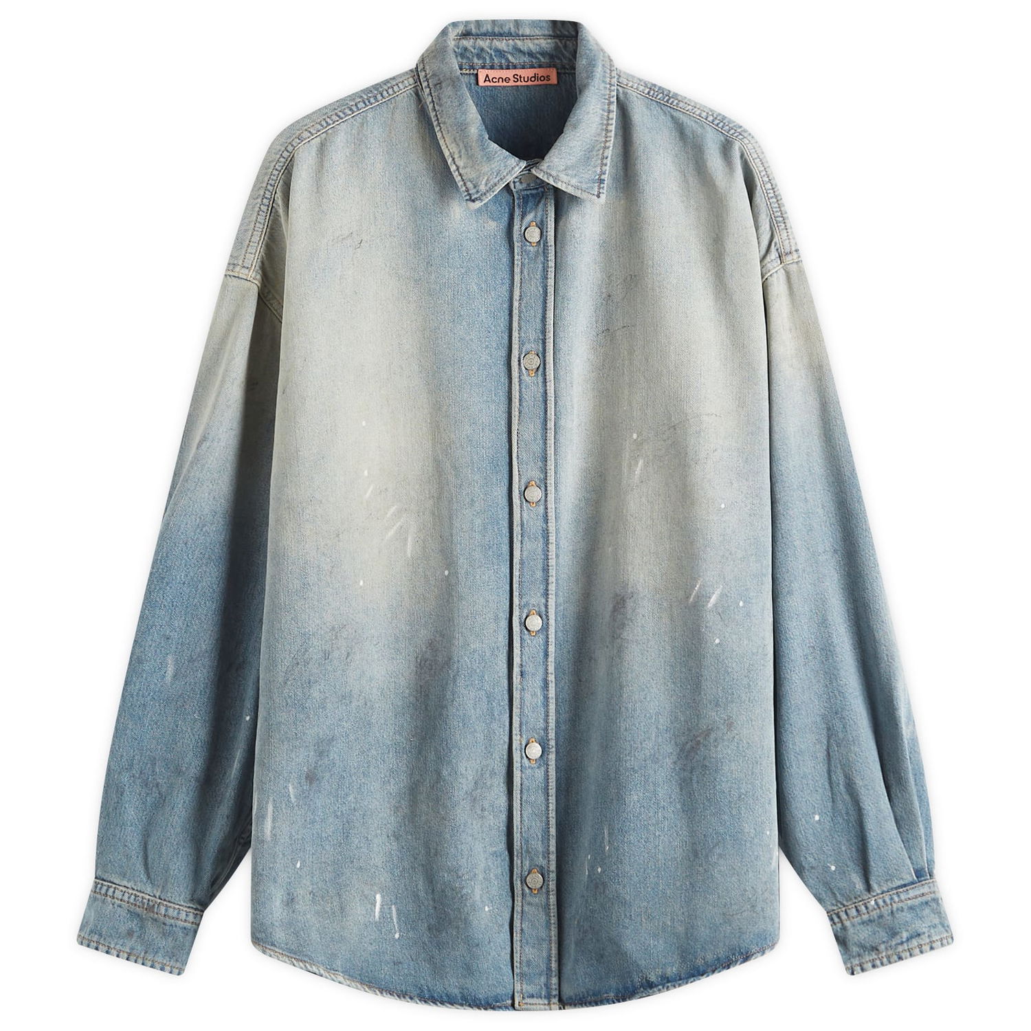 Skjorte Acne Studios Acne Studios Setar U Trafalgar Denim Shirt, Size Large Blå | CB0103-228, 1