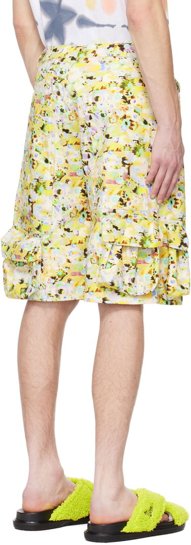 Shorts Collina Strada Collina Strada Puzzle Flower Cargo Shorts Gul | MXX6410, 2