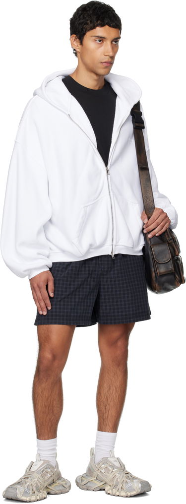 Sweatshirt Alexander Wang Alexander Wang Zip Hoodie Hvid | UCC3252065, 3