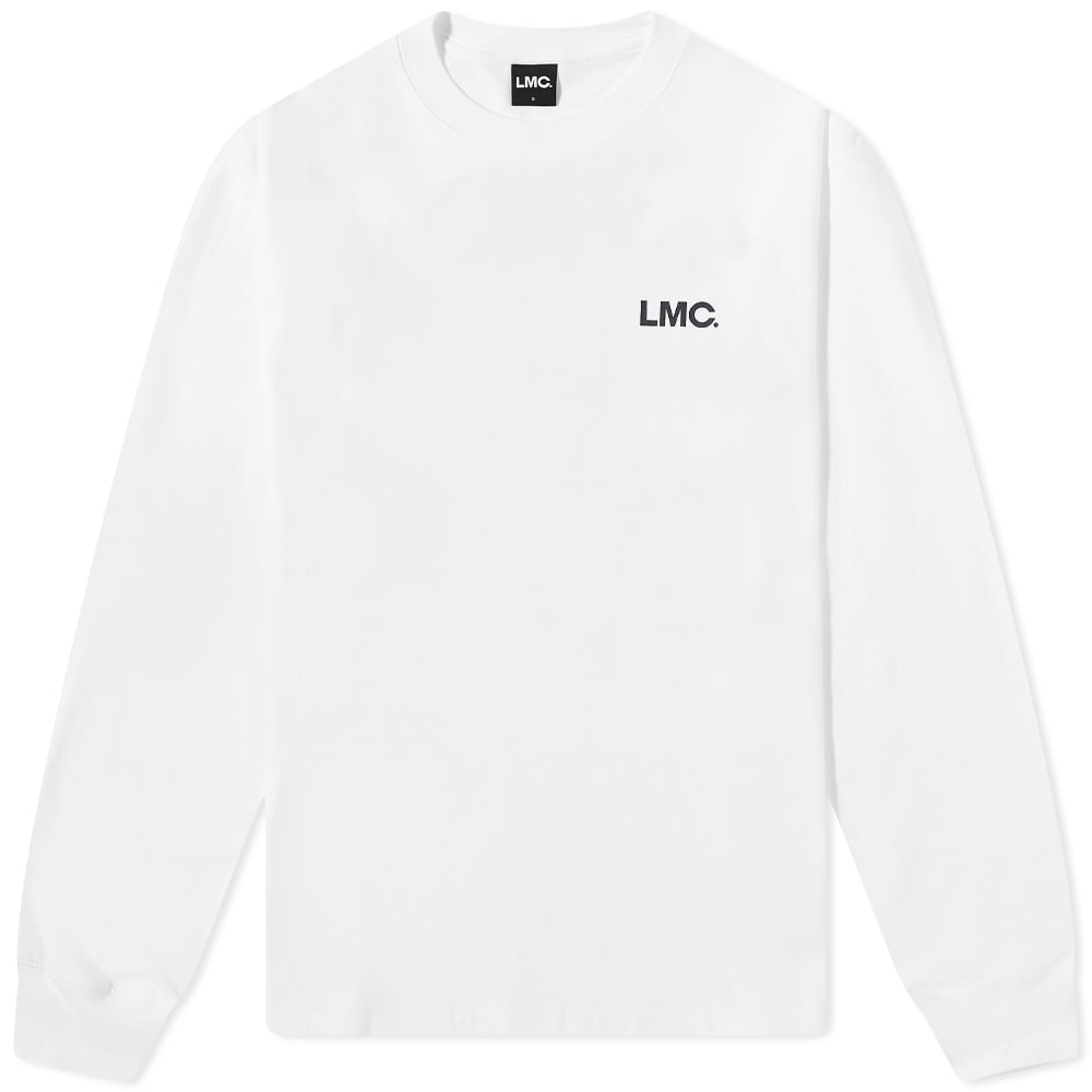 T-shirt LMC Long Sleeve OG Combo Tee Hvid | 0LM22SLS102-WHT, 0