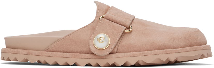 Tøj Jimmy Choo Jimmy Choo Fayence Suede Mules Lyserød | FAYENCE MULE