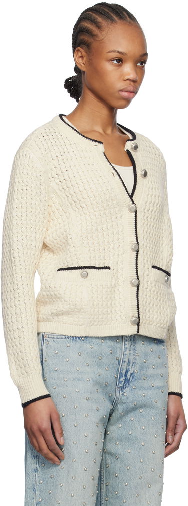 Sweater rag & bone Rag & Bone Daria Knit Cardigan Mørkeblå | WAS24P045SD45, 4