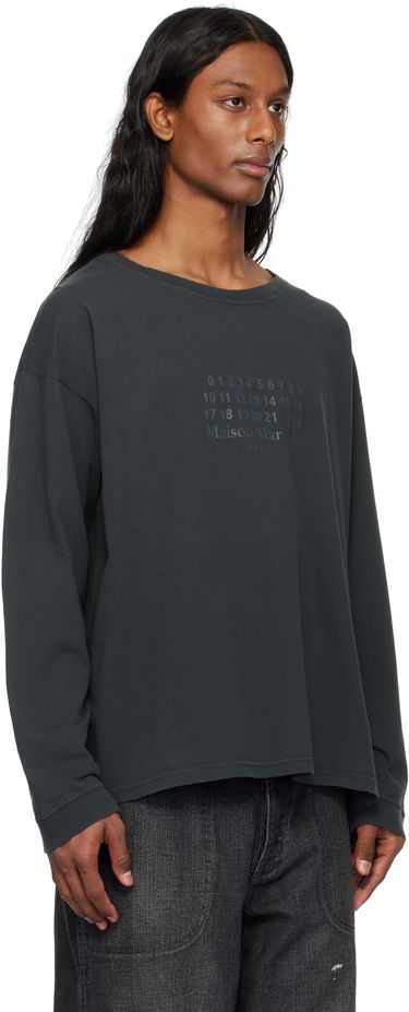 Sweater Maison Margiela Maison Margiela Printed Logo T-Shirt Sort | S50GC0715 S24575, 1