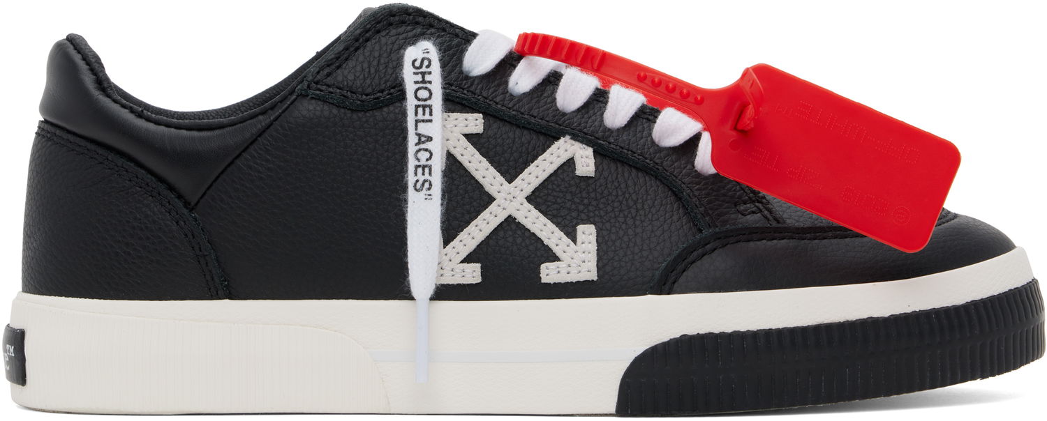Sneakers og sko Off-White Off-White New Low Vulcanized Sort | OMIA293C99LEA0021001, 0