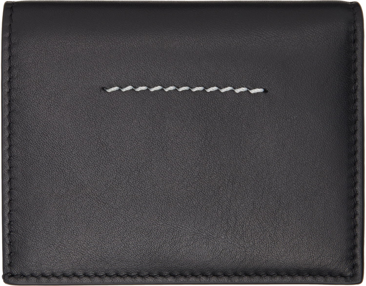 Tegnebog Maison Margiela MM6 Maison Margiela Leather Bifold Wallet Sort | SA5UI0015 P7258, 1