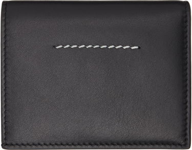 Tegnebog Maison Margiela MM6 Maison Margiela Leather Bifold Wallet Sort | SA5UI0015 P7258, 1