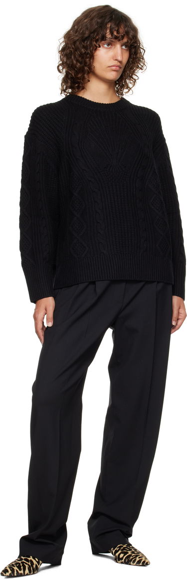 Bukser Loulou de Saison Loulou de Saison Elasticated Waistline Trousers Sort | NIRO, 3