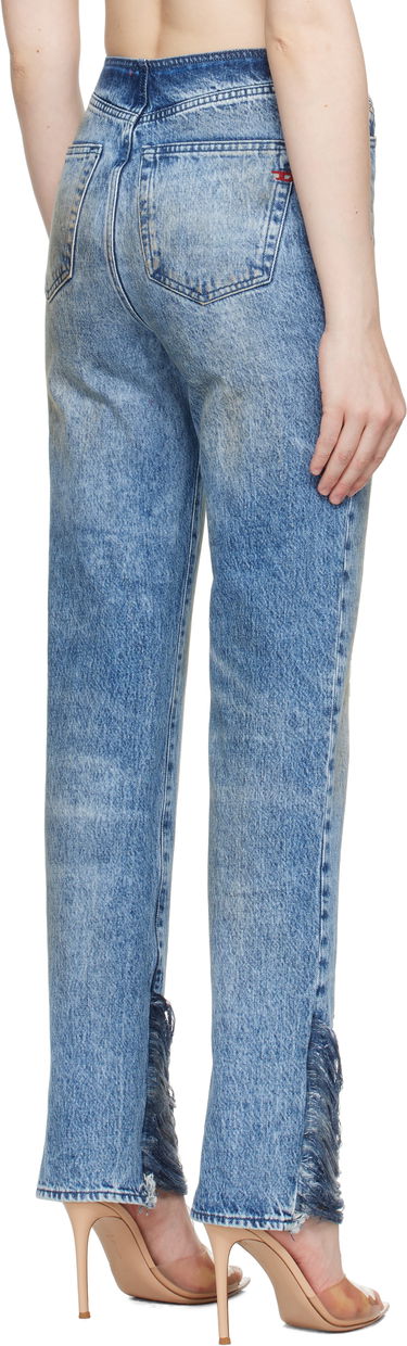 Jeans Diesel Diesel D-Ginna-FSG Straight Leg Jeans Blå | A17934 0CMBM, 2