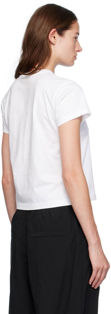 T-shirt Alexander Wang Puff Logo Shrunken T-Shirt Hvid | 4CC3241521, 2
