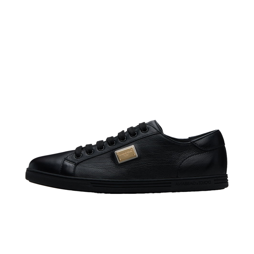 Sneakers og sko Dolce & Gabbana Saint Tropez Calfskin Sort | CS1735AN990