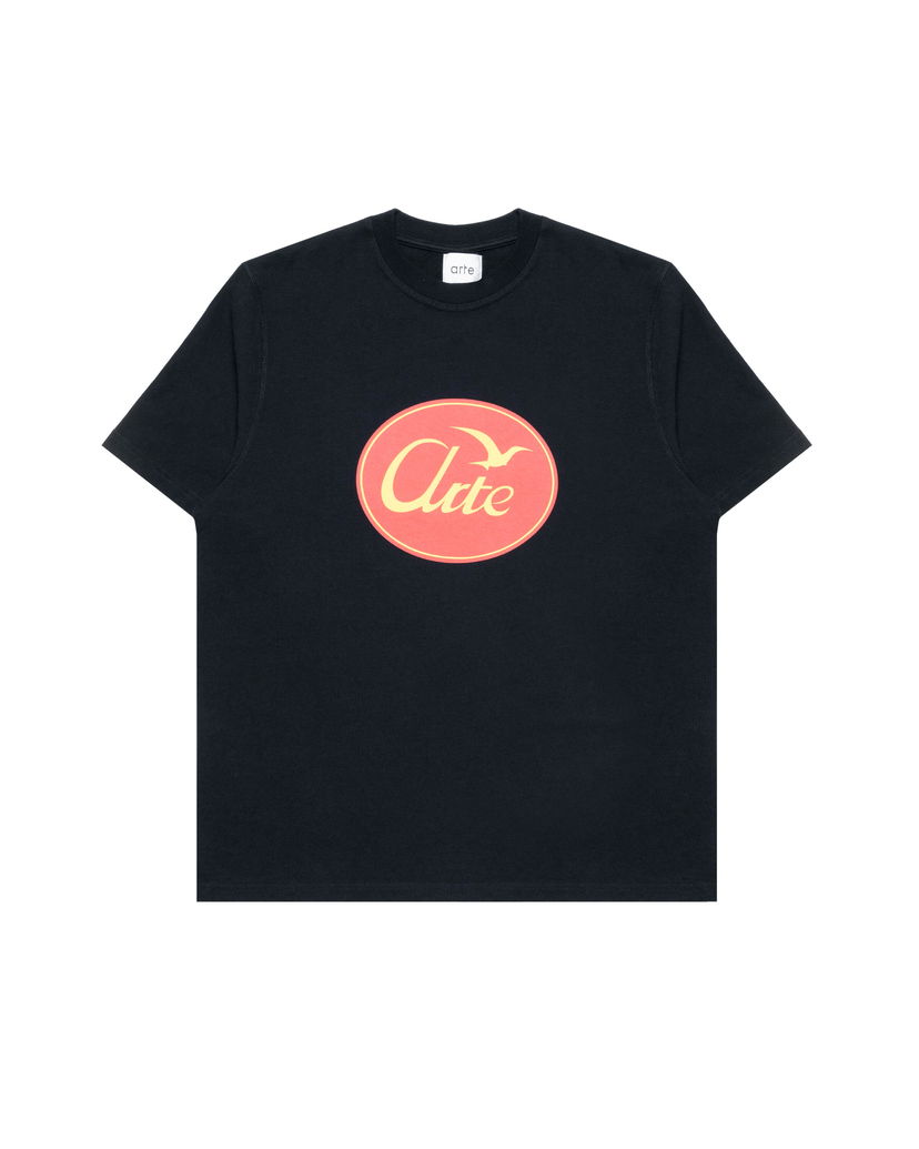 T-shirt Arte Antwerp Arte Antwerp Big Circled Bird Logo T-Shirt Mørkeblå | SS25-100T