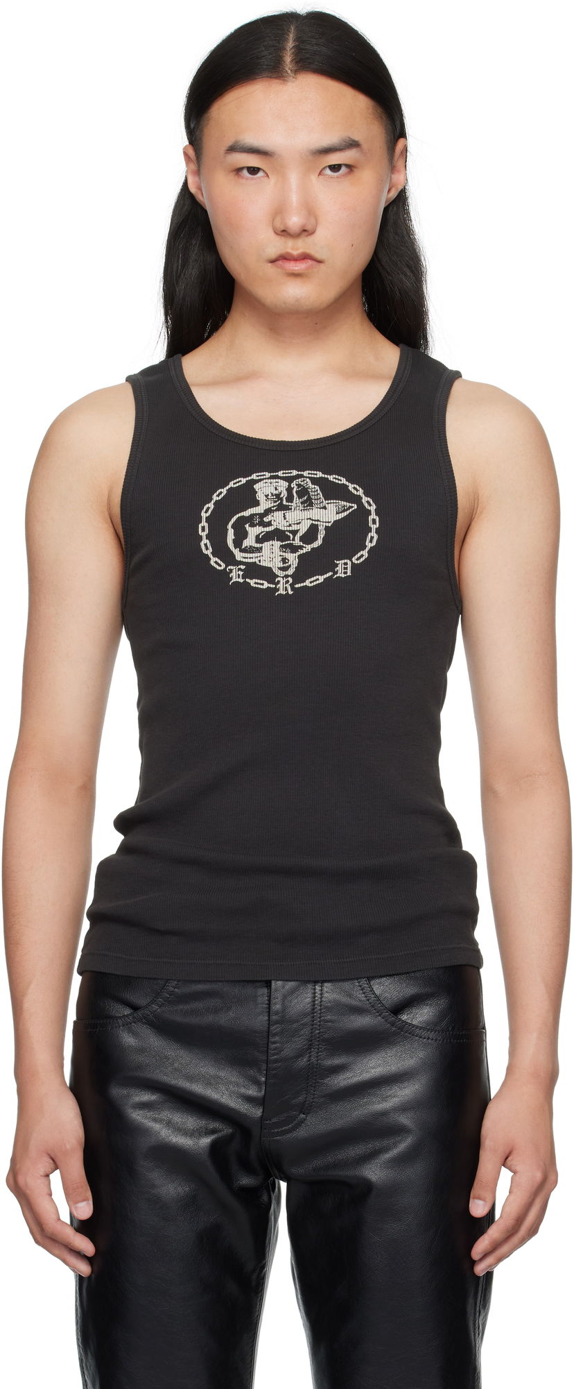 Tanktop Enfants Riches Déprimés Enfants Riches Déprimés Enfant En Chaine Graphic Tank Top Sort | 010-838