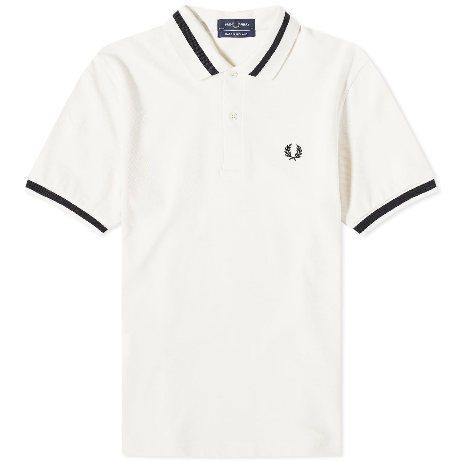 Polo skjorte Fred Perry Single Tipped Polo Tee Hvid | M2-S70, 0
