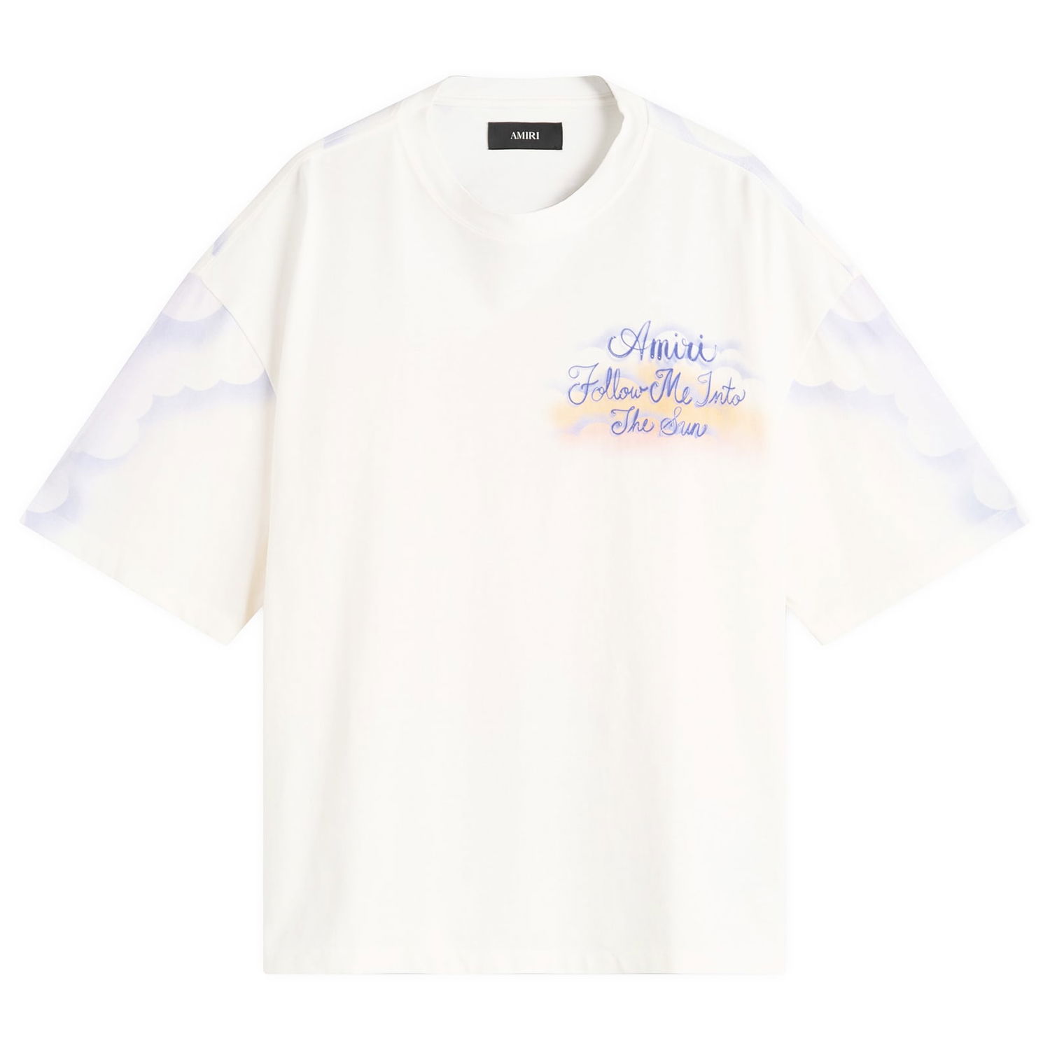 T-shirt AMIRI Amiri Follow Me Oversized T-Shirt, Size Large Hvid | AWJYTE1070-127, 1