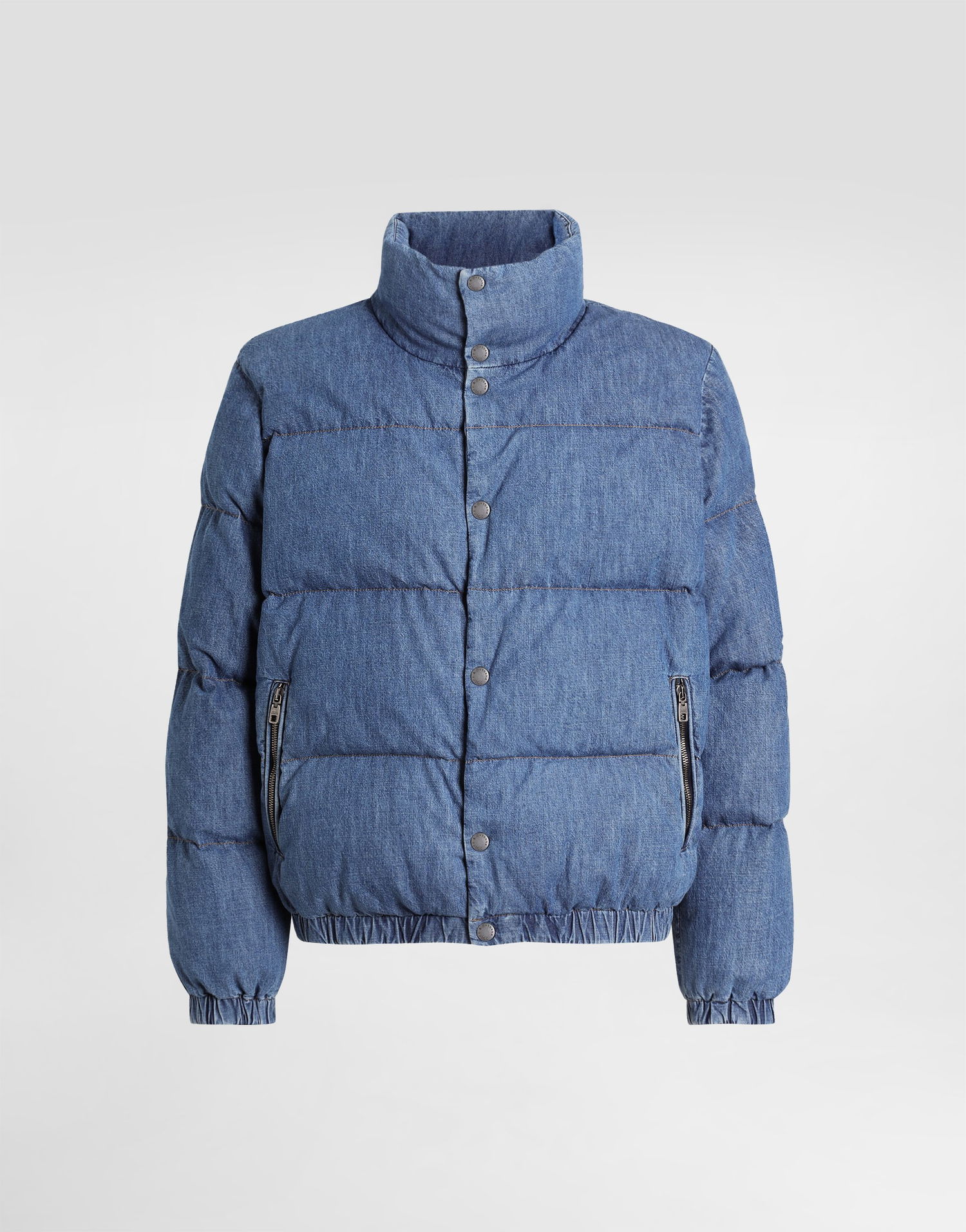 Puffer jakke Dolce & Gabbana Dolce & Gabbana Padded Denim Jacket Blå | G9BUCDG8NW5S9001, 0