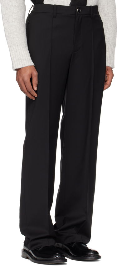 Bukser Helmut Lang Helmut Lang Relaxed Wool Trousers Sort | O09HM205, 1
