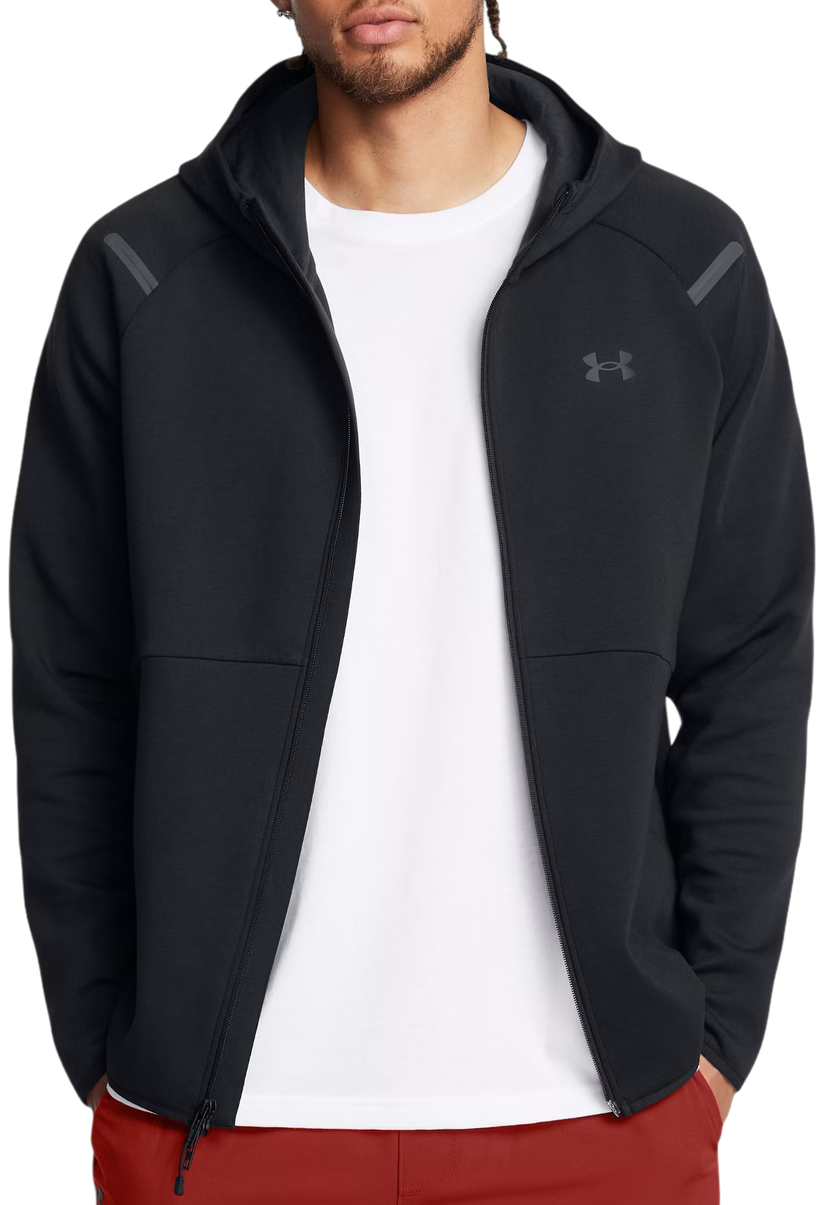 Sweatshirt Under Armour Fleece Full-Zip Hoodie Sort | 1389352-001
