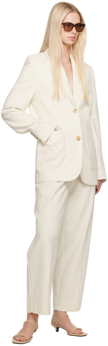 Solbriller TOTEME TOTEME Single-Breasted Blazer Brun | 243-WRZ0041-FB0191, 3