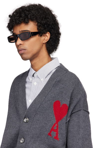 Solbriller AMI AMI 75010 Square Sunglasses Sort | UGL512.AM0004, 3