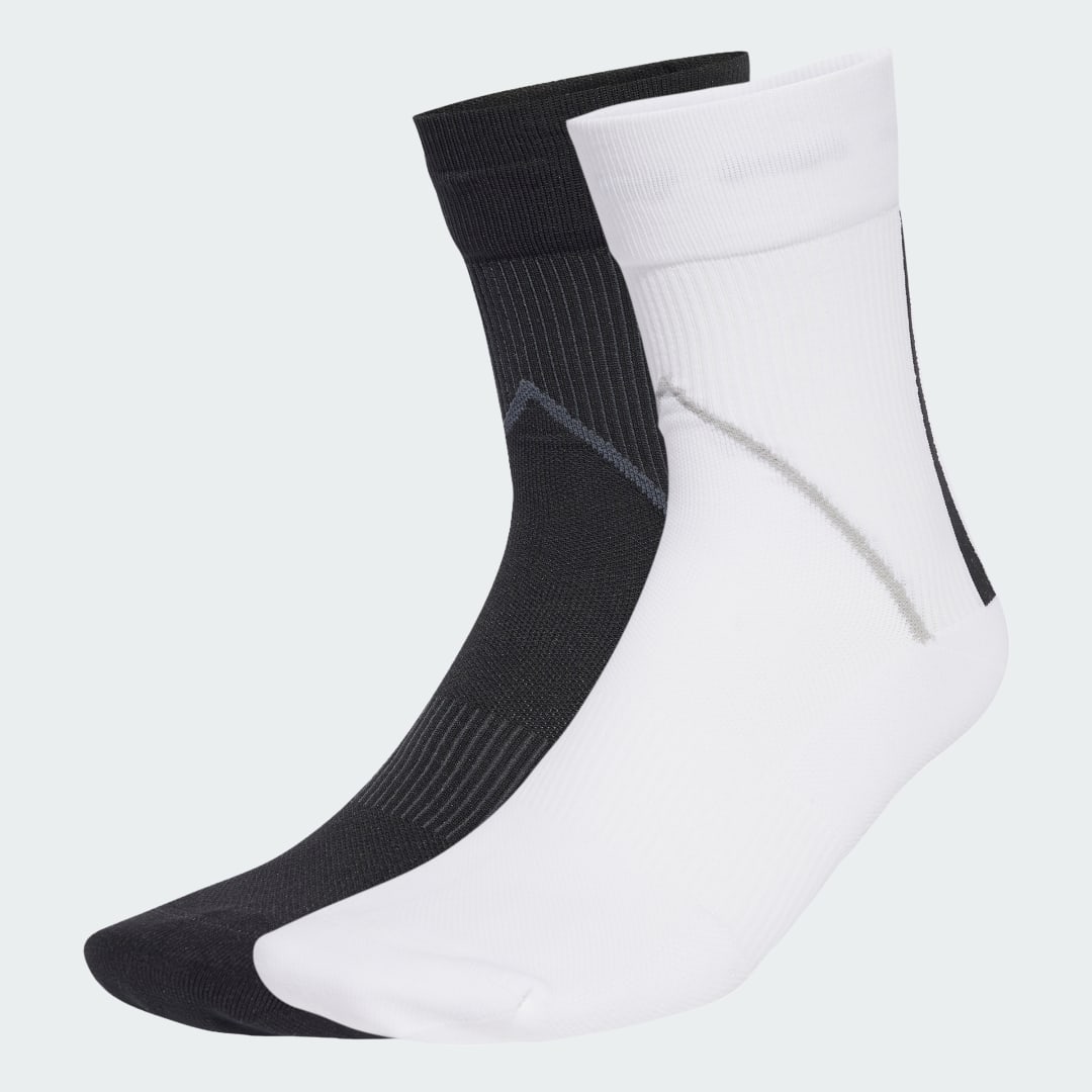 Sokker adidas Performance Techy Quarter Socks Two Pairs Sort | JX5215, 0